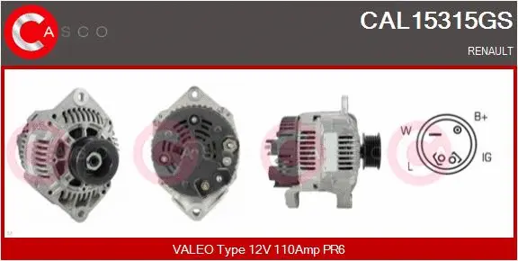Alternator (CAL15315GS)