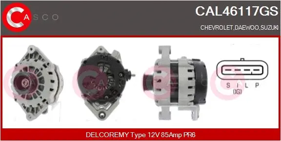 Alternator (CAL46117GS)