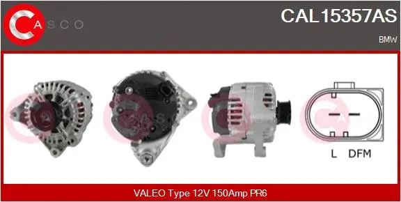 Alternator (CAL15357AS)
