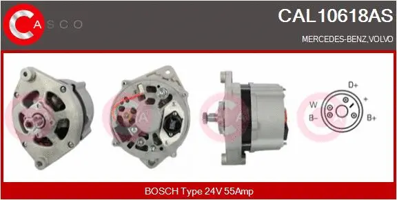 Alternator (CAL10618AS)