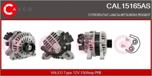Alternator (CAL15165AS)