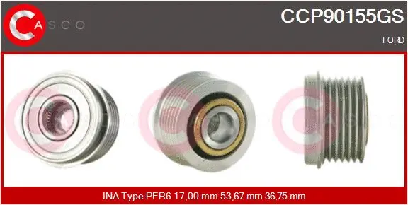 Belt Pulley, alternator (CCP90155GS)