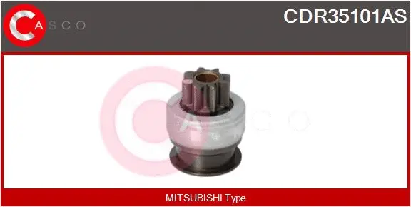 Pinion, starter (CDR35101AS)