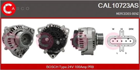 Alternator (CAL10723AS)
