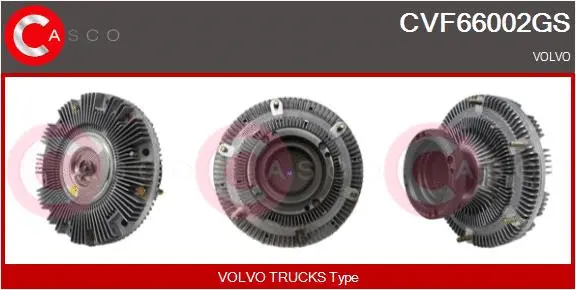 Clutch, radiator fan (CVF66002GS)