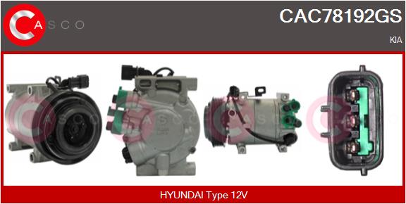 Compressor, air conditioning (CAC78192GS)