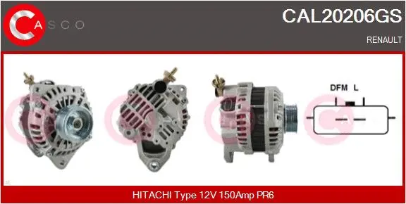 Alternator (CAL20206GS)