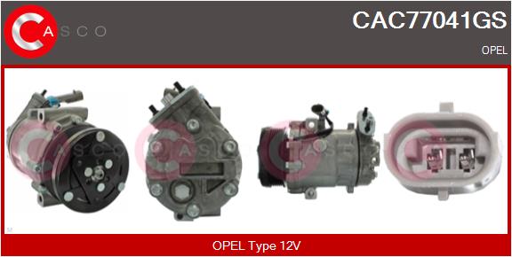 Compressor, air conditioning (CAC77041GS)