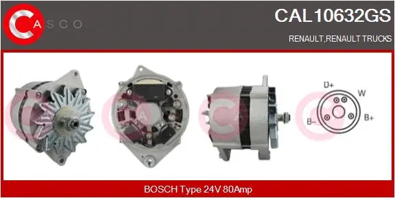 Alternator (CAL10632GS)