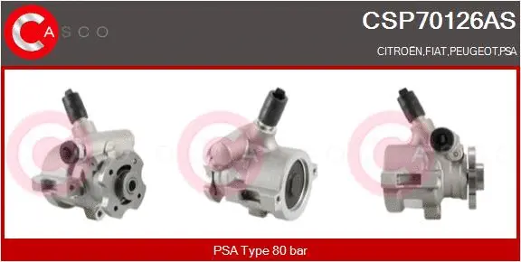 Hydraulic Pump, steering (CSP70126AS)