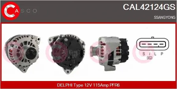 Alternator (CAL42124GS)