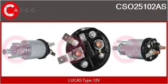 Solenoid Switch, starter (CSO25102AS)