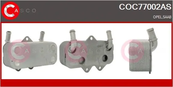 Oil Cooler, engine oil (COC77002AS)