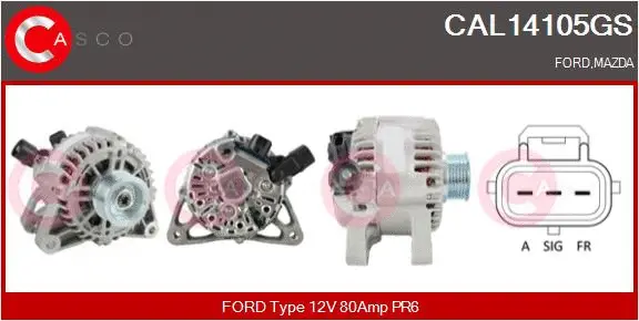 Alternator (CAL14105GS)