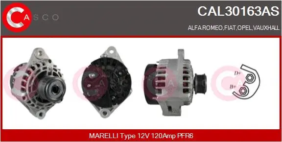 Alternator (CAL30163AS)