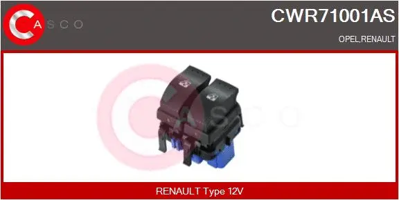 Switch, window regulator (CWR71001AS)