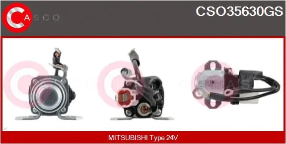 Solenoid Switch, starter (CSO35630GS)