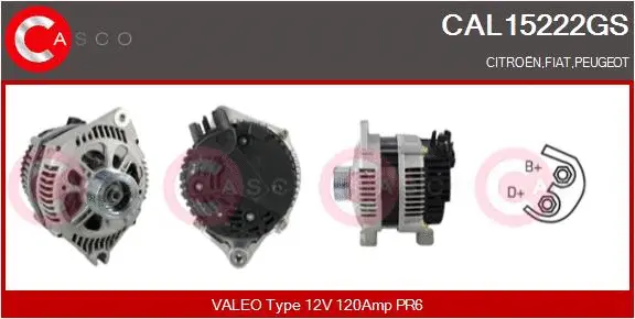 Alternator (CAL15222GS)