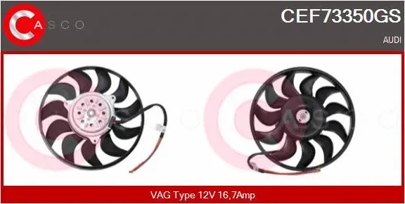 Fan, engine cooling (CEF73350GS)