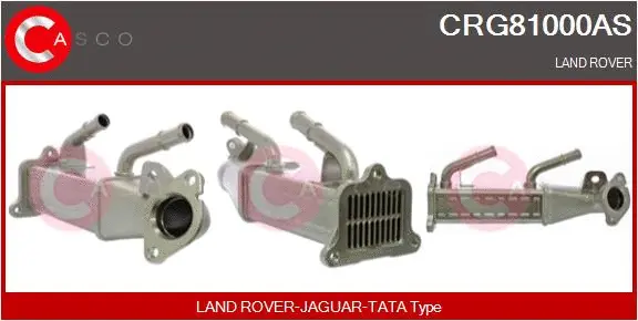 Cooler, exhaust gas recirculation (CRG81000AS)