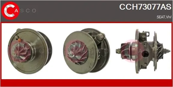 Core assembly, turbocharger (CCH73077AS)