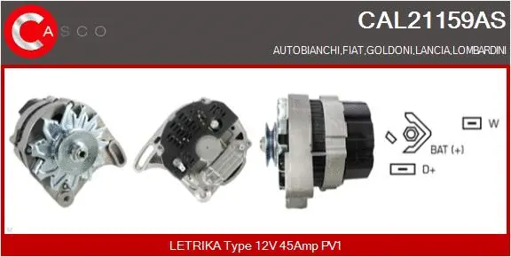 Alternator (CAL21159AS)