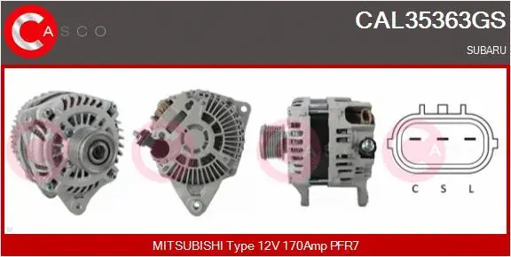 Alternator (CAL35363GS)