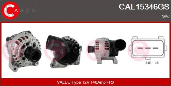 Alternator (CAL15346GS)