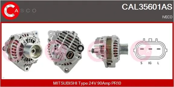 Alternator (CAL35601AS)