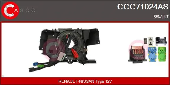 Clockspring, airbag (CCC71024AS)