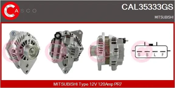 Alternator (CAL35333GS)