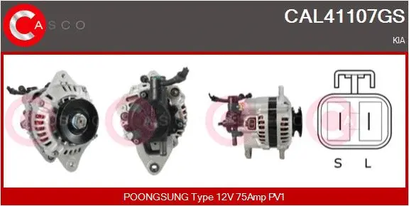 Alternator (CAL41107GS)