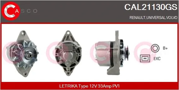 Alternator (CAL21130GS)