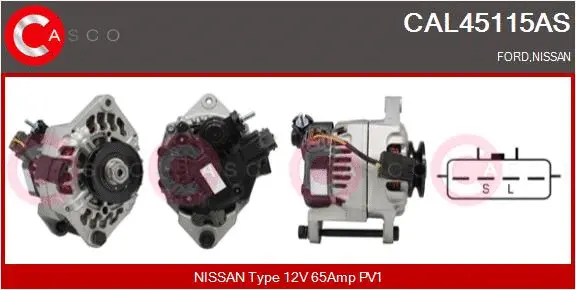 Alternator (CAL45115AS)