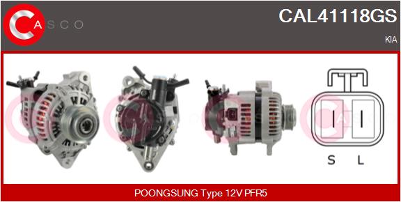 Alternator (CAL41118GS)
