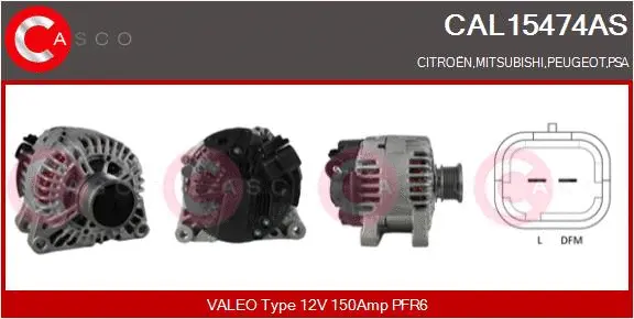 Alternator (CAL15474AS)