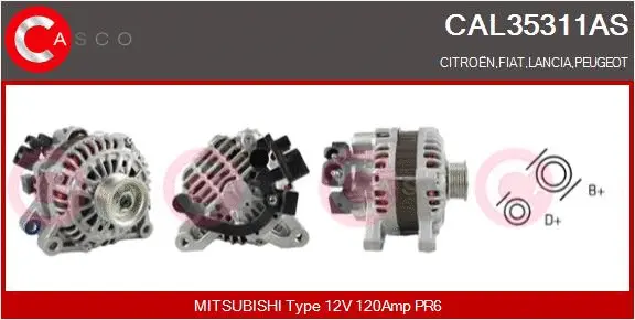 Alternator (CAL35311AS)