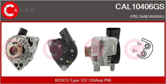 Alternator (CAL10406GS)