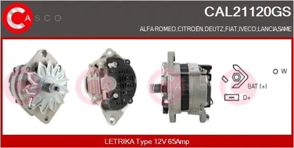 Alternator (CAL21120GS)