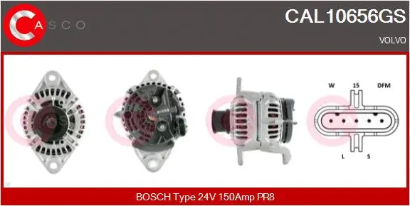 Alternator (CAL10656GS)