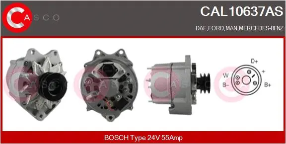 Alternator (CAL10637AS)