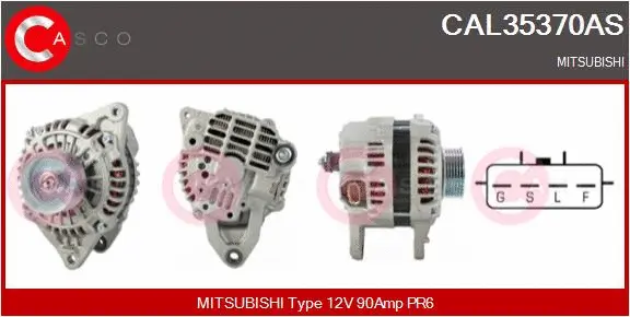 Alternator (CAL35370AS)