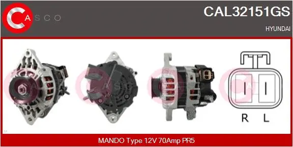 Alternator (CAL32151GS)