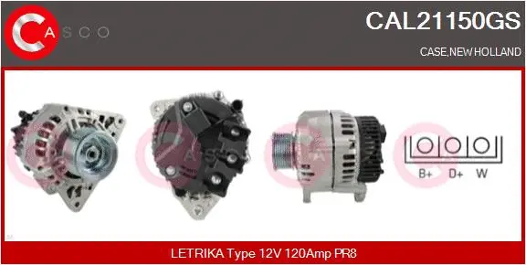Alternator (CAL21150GS)