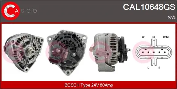 Alternator (CAL10648GS)
