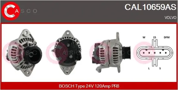 Alternator (CAL10659AS)