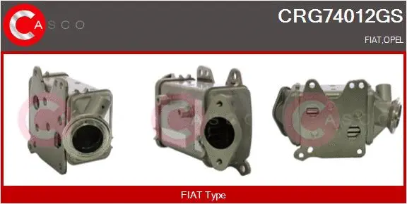 Cooler, exhaust gas recirculation (CRG74012GS)