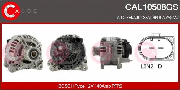 Alternator (CAL10508GS)