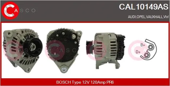 Alternator (CAL10149AS)