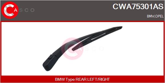 Wiper Arm, window cleaning (CWA75301AS)